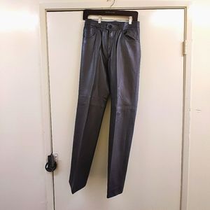 L.ALVEAR leather pants